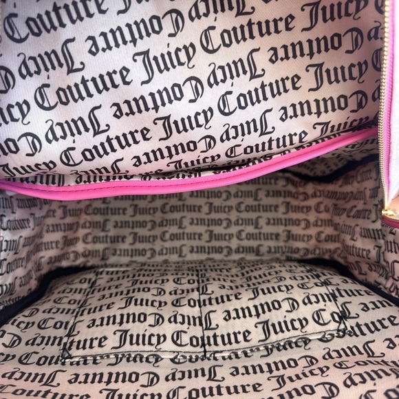 Juicy Couture Pink backpack Bag with Heart Charm New main image 8